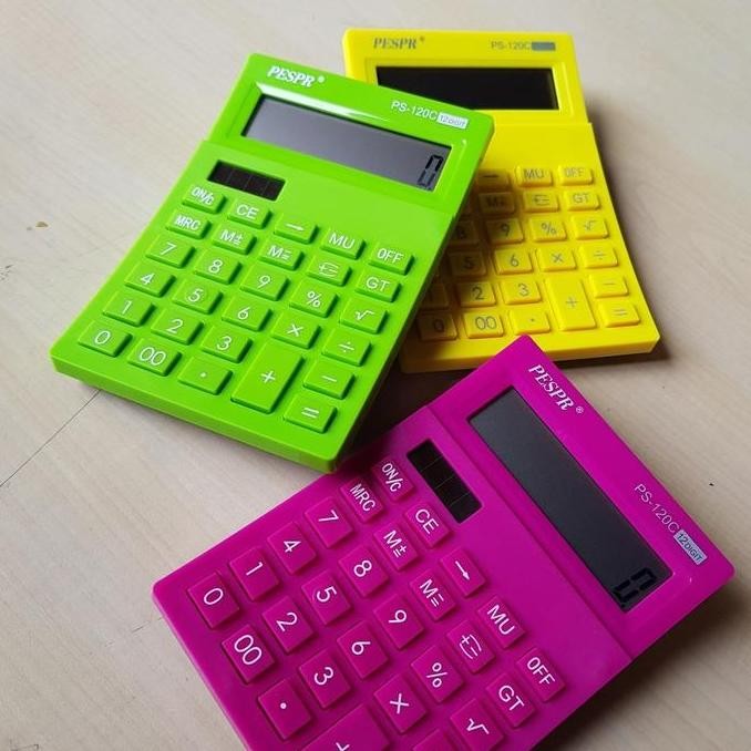 

restock Kalkulator PESPR . Kalkulator 12 Digit / Kalkulator Mini Mudah Dibawa Kemana Mana Simpel