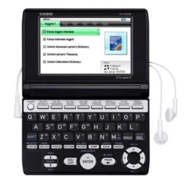 

restock Kamus Inggris Elektronik CASIO EW-ID2000 EX-WORD Electronic Dictionary