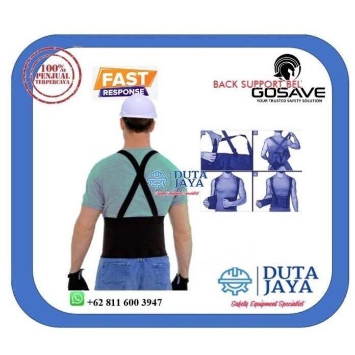 

Terlaris Back Support Belt Gosave / Sabuk Penyangga Punggung Dan Perut