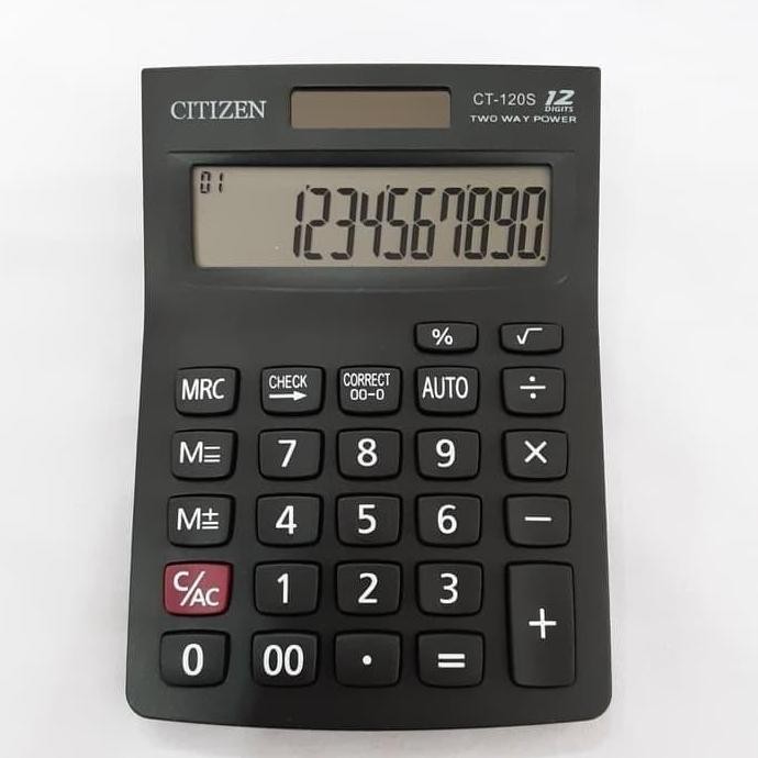 

restock KALKULATOR CITIZEN CT 120 - CALCULATOR TYPE CT 120 Plastik
