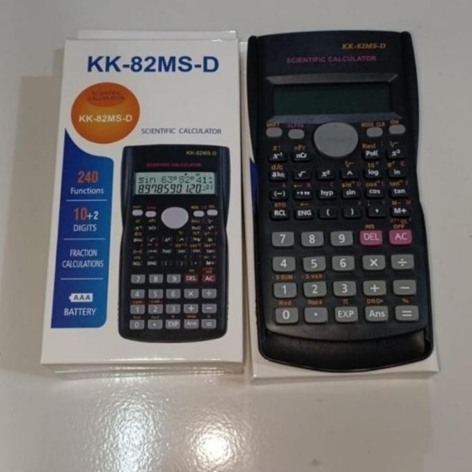 

restock KR KALKULATOR SEKOLAH SCIENTIFIC / ILMIAH HITAM KK-82MS D