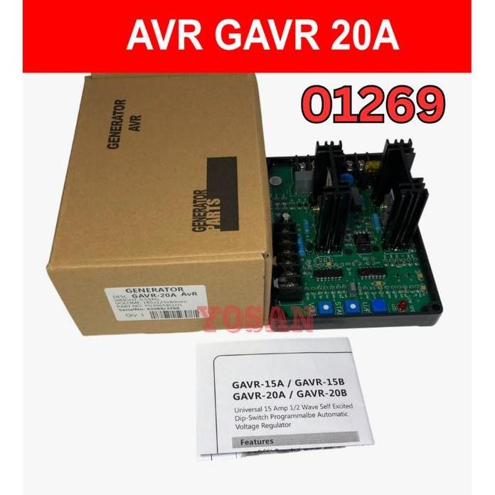 

Terlaris Automatic Voltage Regulator 20A Gavr 20 A Untuk Genset