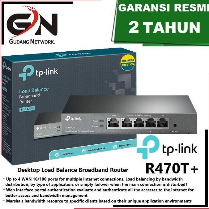 Tp-Link Load Balance Broadband Router Tl-R470T+