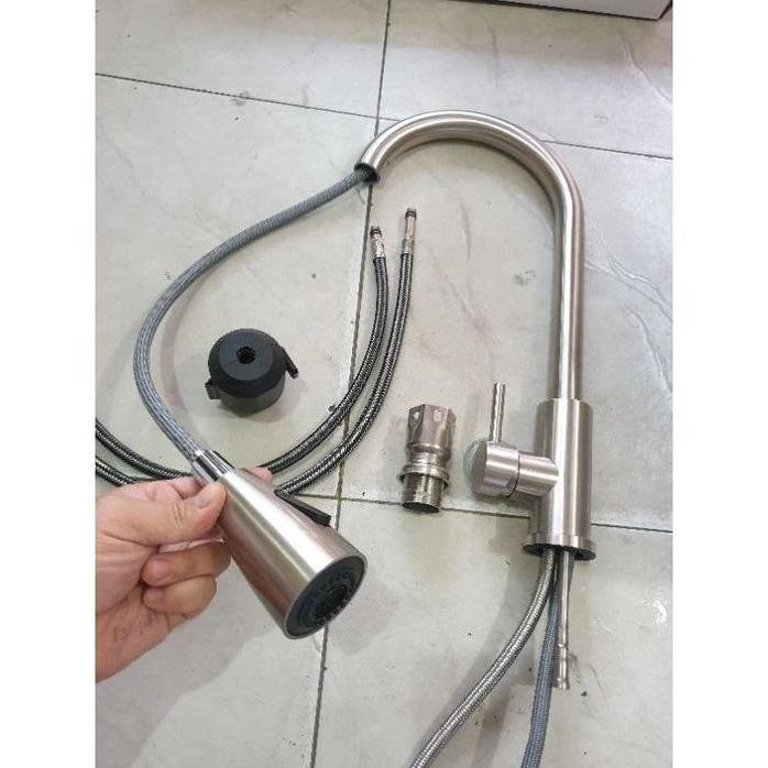 

Terlaris Kran Angsa Meja Tarik Carlo Fiotini Black Stainless Sus304 Panas Dingin