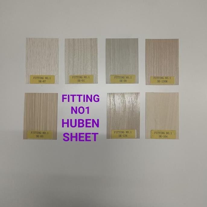 PVC SHEET TEBAL 0,3 WARNA URAT KAYU MUDA TACO SHEET DECO HUBEN SHEET