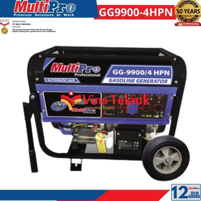 

Terlaris Gg9900-4Hpn Multipro Gasoline Generator Gg 9900-4 Hpn Genset Bensin