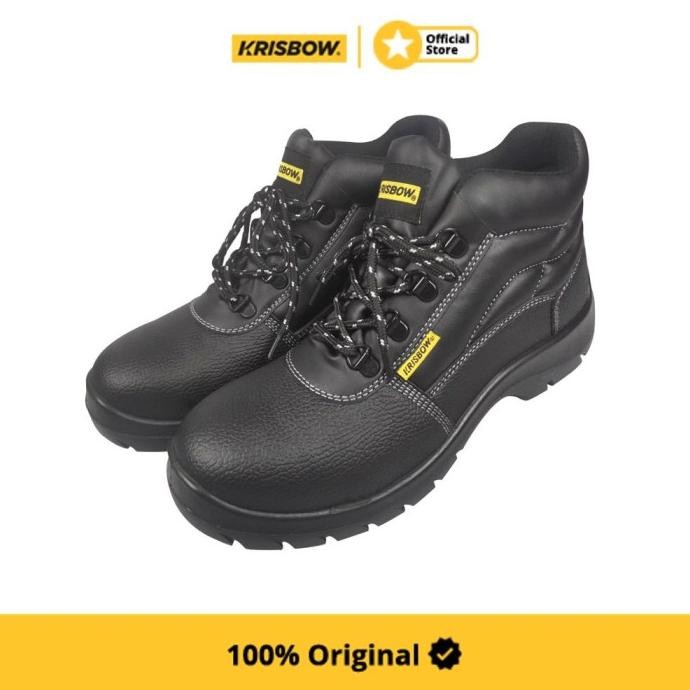 

Terlaris Krisbow Sepatu Safety Shoes Argon 6 Inchi Ukuran 41 - Hitam