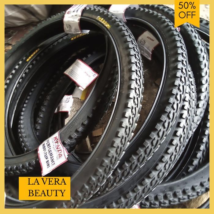 BAN LUAR 26 X 195 KENDA SEPEDA UKURAN 26 X 1.95 HITAM OFFROAD GRATIS ONGKIR