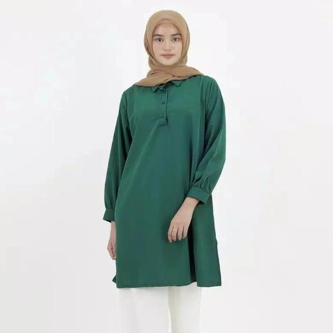 Tunik Hijau Botol size XL