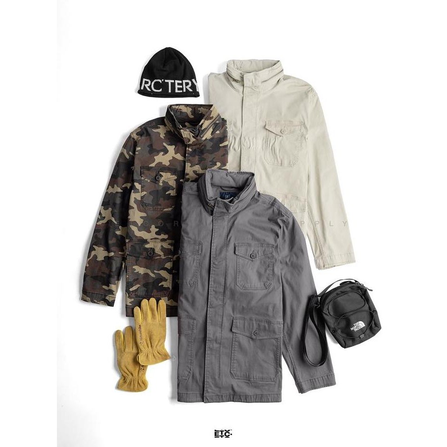 Promo Jaket Parka Utility Pria - Men'S Utility Jacket Hoodie