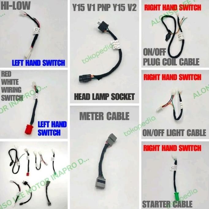convert cable batok mx king v2 to v1 soket pnp