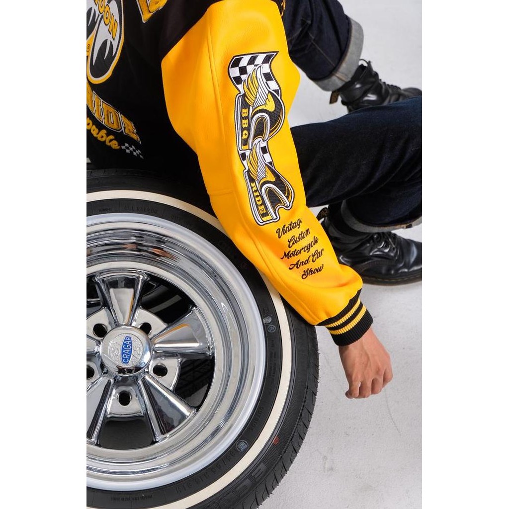 Promo Mooneyes Jp X Bbq Ride 2024 - Varsity Jacket