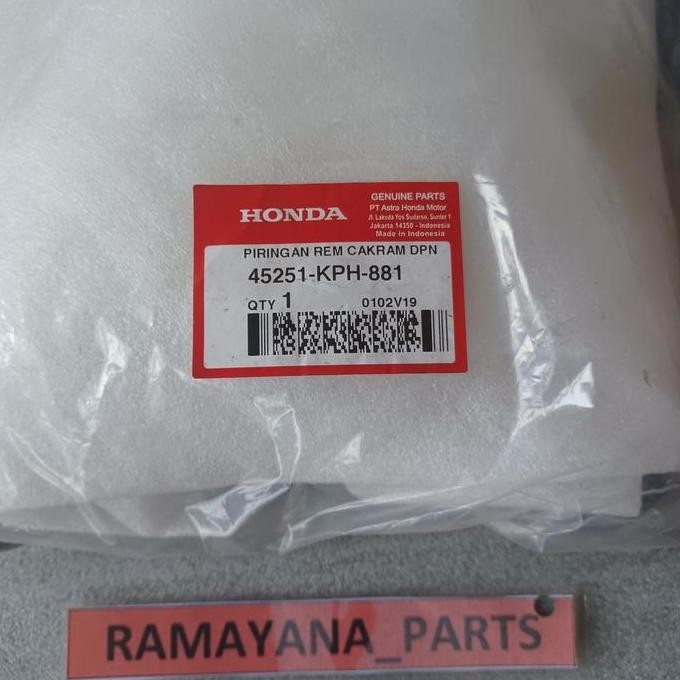 Disk Fr Brake Karisma Supra X 125 45251KPH881