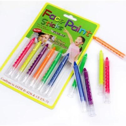 

ready 6pcs Face Painting Kids Body Painting Kids Krayon Stik Make Up Wajah