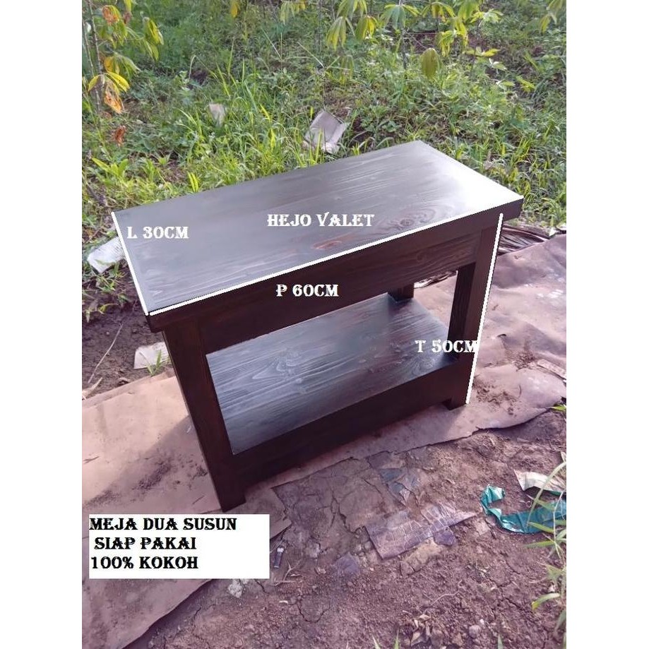 

Terlaris Meja Aquarium Kayu Jati Belanda Kokoh Serbaguna Termurah P60 L30 T50
