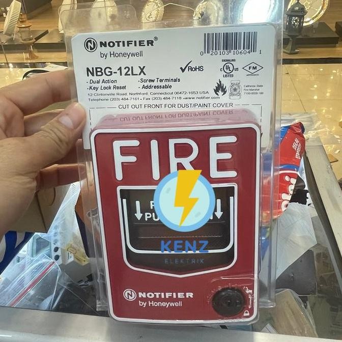 Sale Manual Pull Station Notifier Nbg-12Lx Push In Pulldown