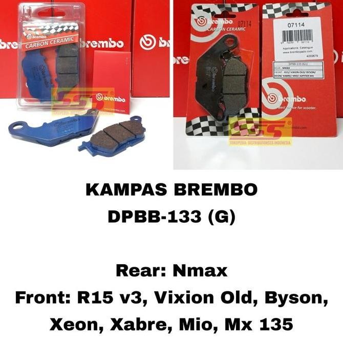 KAMPAS REM DEPAN BREMBO R15 V3 XABRE VIXION MIO NMAX BELAKANG CARBON