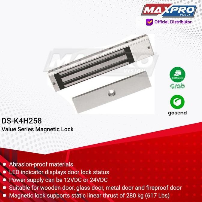 Murah Ds-K4H258S - Hikvision Door Magnetic Lock