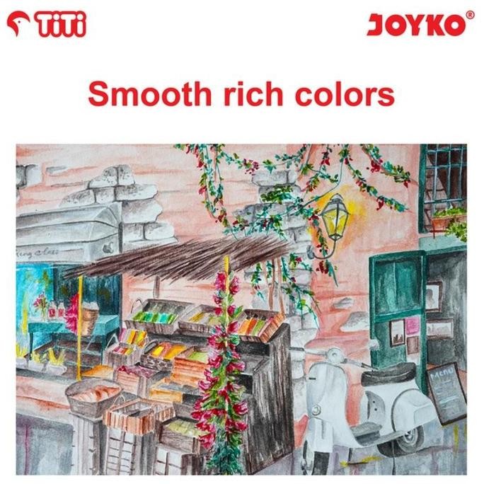 

ready Joyko TITI 12 Acrylic Colours / Cat Akrilik 12 Warna AC-12ML-12