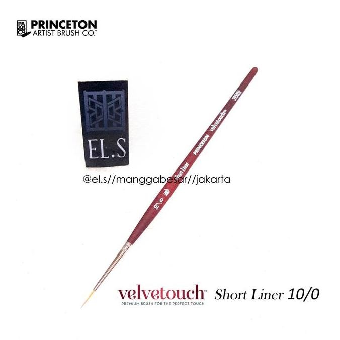

ready Princeton Velvetouch Brush Short Liner 10/0 ( Kuas Lukis )