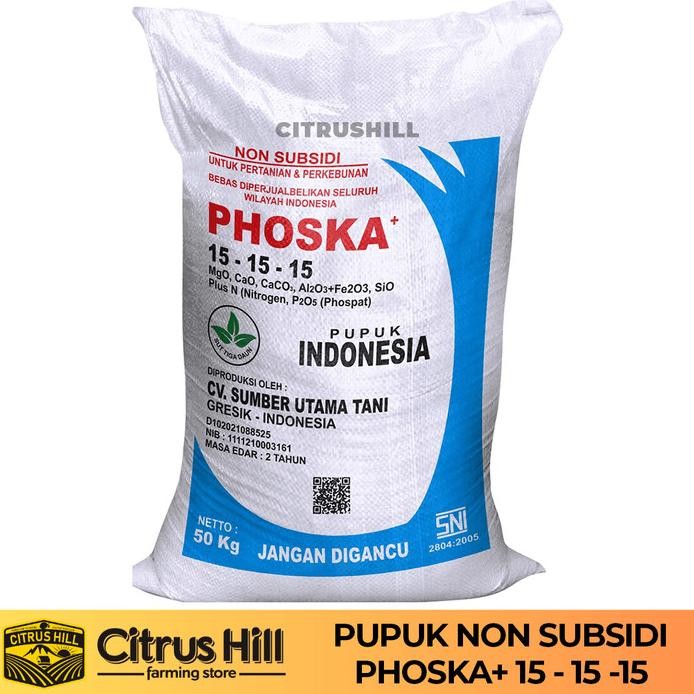 fresh Pupuk Pertanian Phoska + 15 - 15 -15 - 50kg