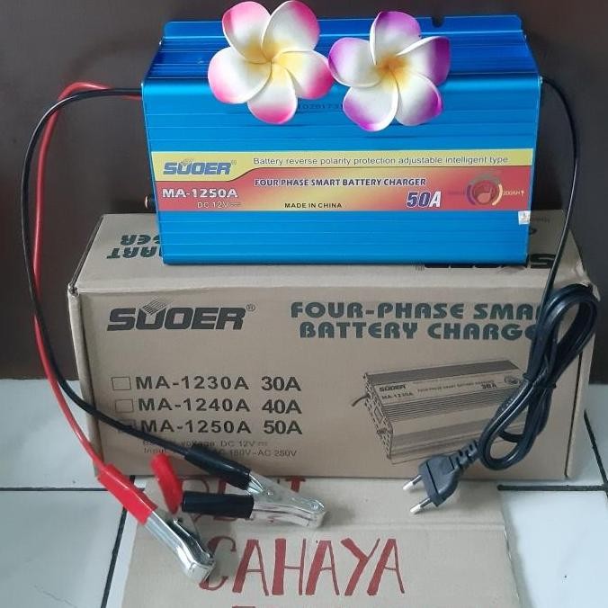Charger CAS AKI 50A DC 12V SOUER CAS ACCU DC 12V