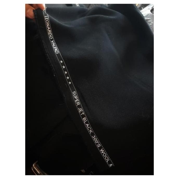 Kain Celana Super Jet Black 300's _ Kain Jet Black Super 300's murah