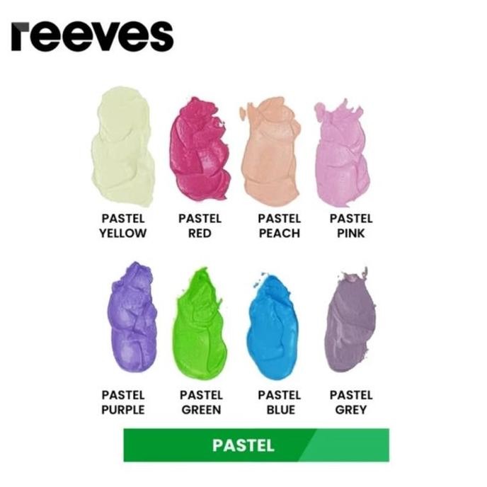 

ready Reeves Acrylic Pastel set 8x22ml cat akrilik kanvas kertas kayu kaca