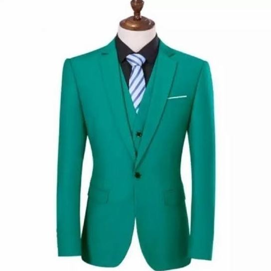 Setelan Jas Hijau Mint Jas + Celana murah