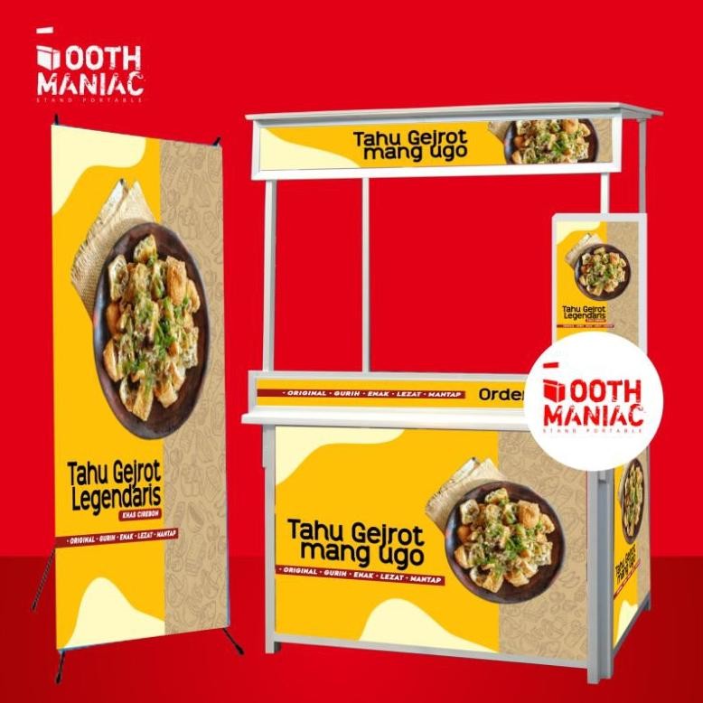 marr booth portable | gerobak lipat - alumunium ( + gambar )