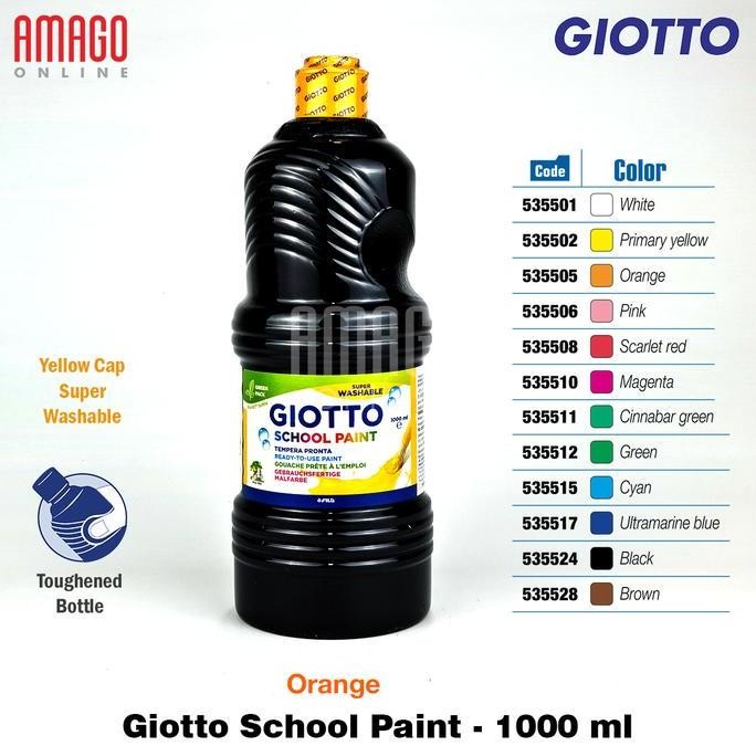 

ready GIOTTO SCHOOL PAINT - BLACK - 1.000 ml - 535524