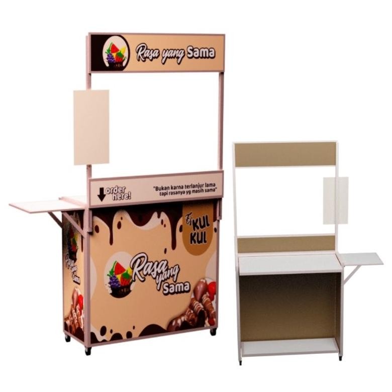 marr gerobak jualan booth portable custom