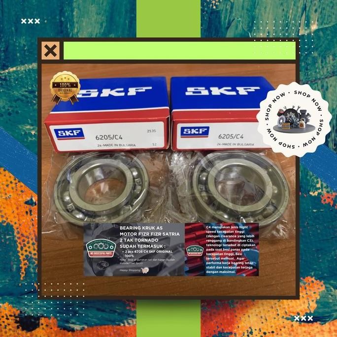 BEARING KRUK AS F1ZR FIZR SATRIA 2 TAK TORNADO SKF ORINAL 6205 C4