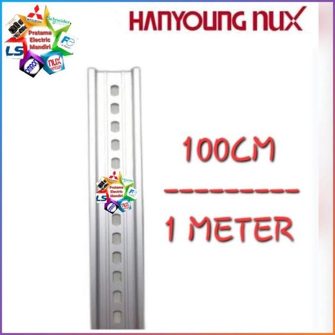 HANYOUNG NUX REL MCB DIN RAIL ALUMUNIUM HYBT-01 HY BT01 BT-01 1 FUNGSI RESTOCK