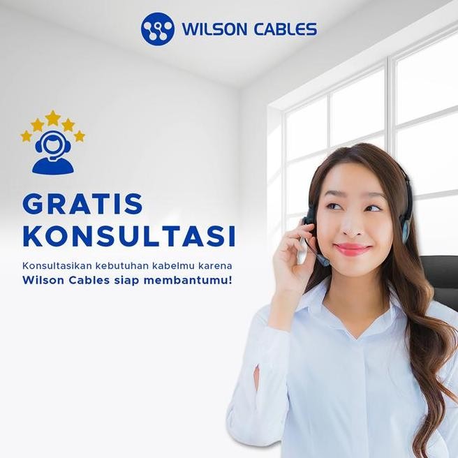 WILSON CABLES - NYY 2X2.5 MM 25 METER - KABEL TEMBAGA KAWAT