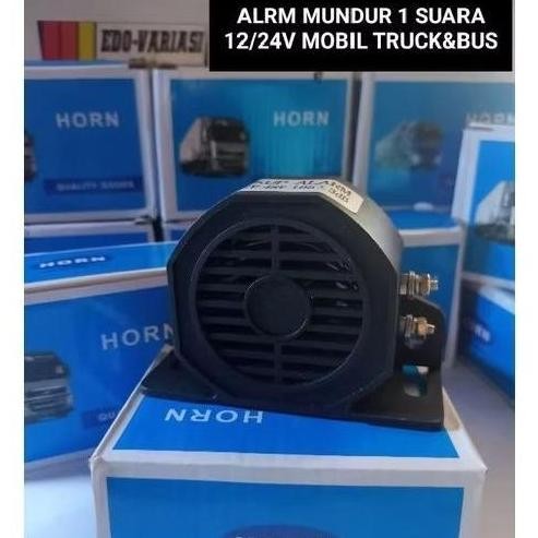 Promo Alarm Mundur Mobil 1 Suara Back Horn/Klakson Mundur Truck & Bus 12V-24V