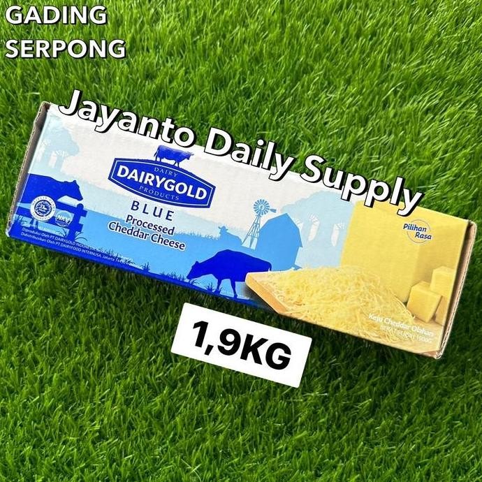 

Murah Dairygold Blue Cheddar 2Kg / Dairygold Cheddar 2Kg / Dairy Gold Cheddar Cheese / Keju Cheddar Olahan - 100% Halal