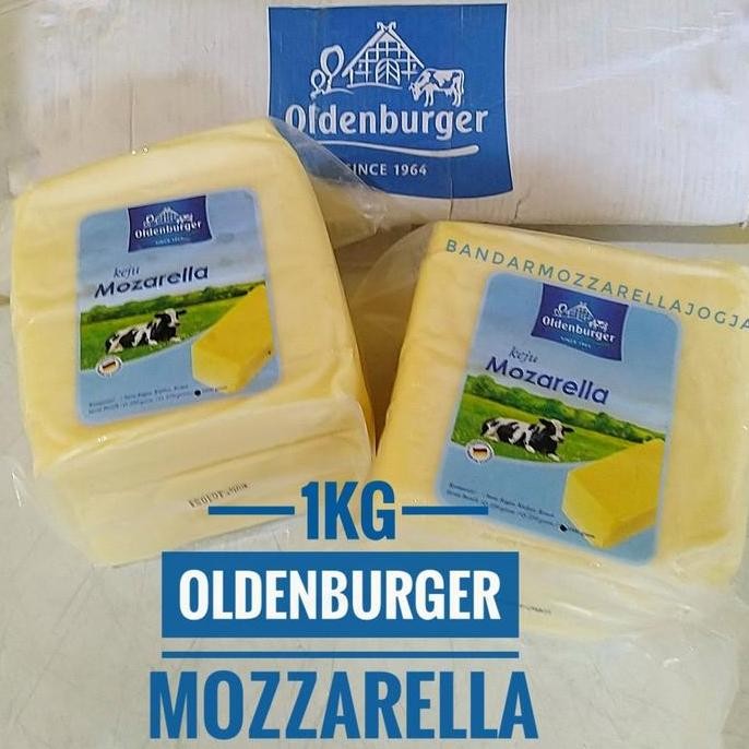 

Murah Keju Mozarella Oldenburger 1 Kg Repack