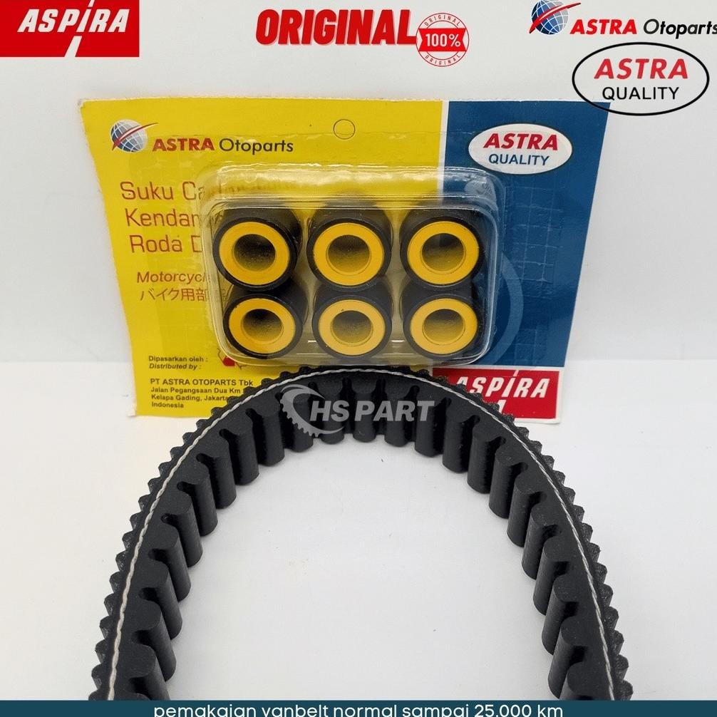 Vanbelt Set Roller Vario 125 Led Original Vario 125 Led Old Vario 125 Led New Aspira
