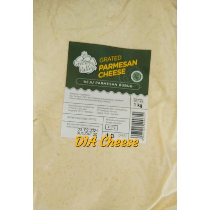 

Promo Grated Parmesan 1Kg Green Valley Keju Bubuk / Powder