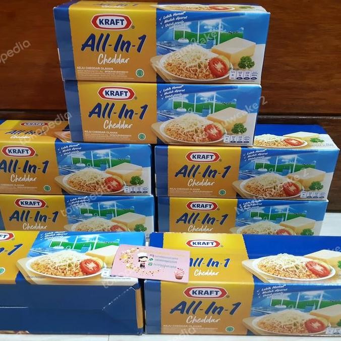 

Sale Keju Kraft Cheddar All In One Repack 1Kg