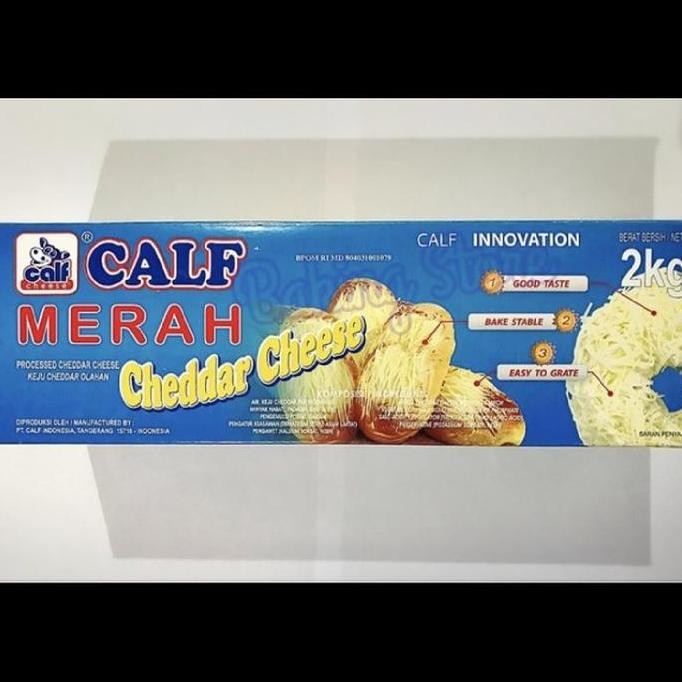 

Promo Keju Cheddar Cheese Calf Merah 8X2Kg - Gosend Only!!!!