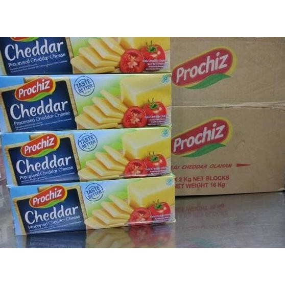 

Grosir Keju Cheddar Prochiz Premium Taste Better 2Kg