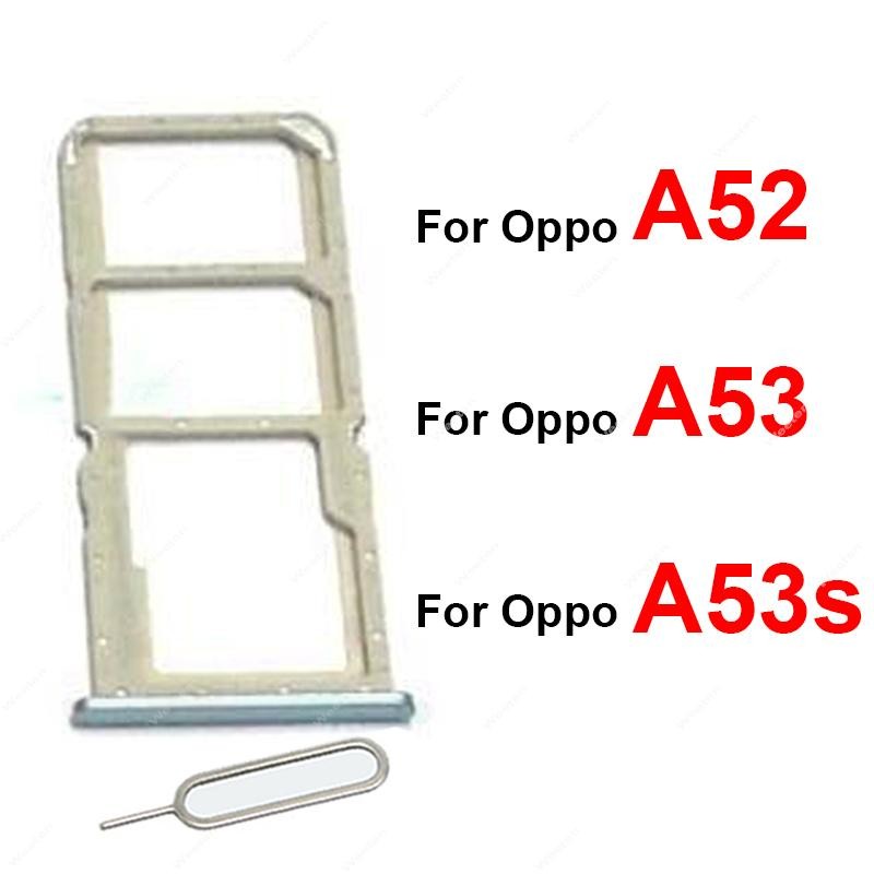 

Untuk oppo a52 a53 a53s 4g 5g (2020) Sim Card Tray Holder Slot Card Reader Adaptor Pengganti Bagian