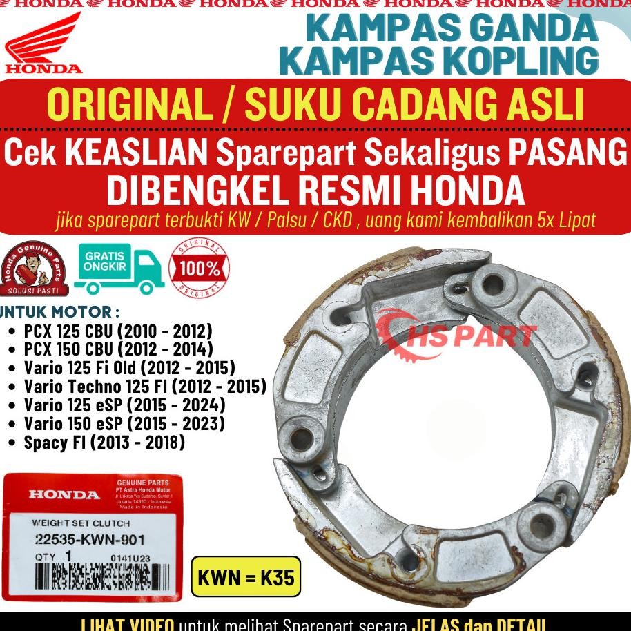 Kampas Ganda Otomatis Kopling Vario 125 LED Original Vario 125 Old Vario 150 Led Original PCX 150 Sp