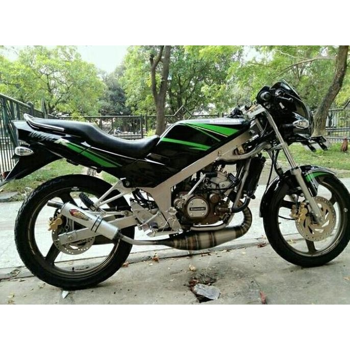 Knalpot Creampie Ninja R type ZZ1 plat