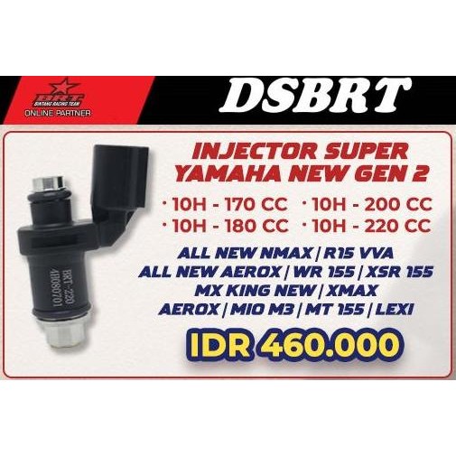 Injector Injektor BRT XMAX AEROX WR MIO M3 R15 VVA MX KING NEW XSR