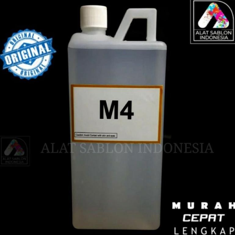 Produk Baru Minyak M4 Pengencer Tinta Sablon Plastik 5 Liter - Thinner M4 Asli Berkualitas