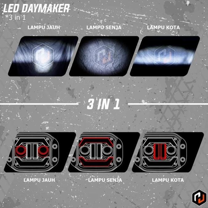 REFLEKTOR LED DAYMAKER KLX CRF WR PNP