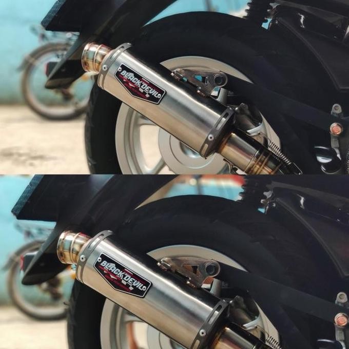 knalpot Black Devil Honda beat scoopy fullsystem